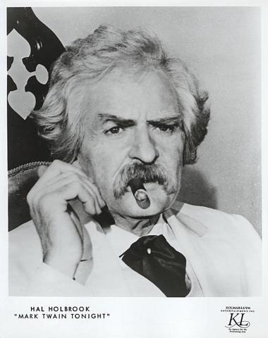 Mark Twain Tonight Promo Print