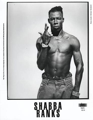 ranks shabba promo print 1992