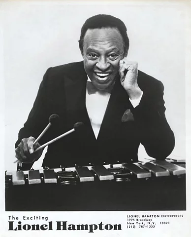 Lionel Hampton Vintage Concert Photo Promo Print at Wolfgang's