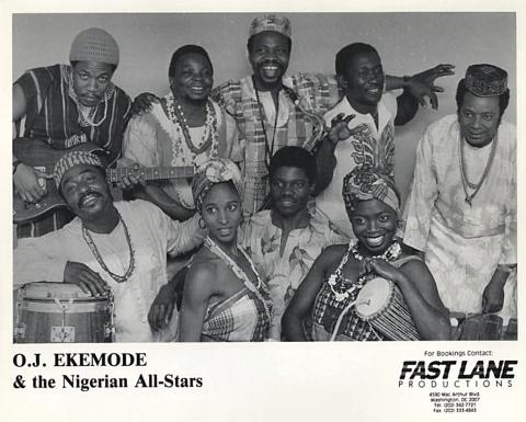 O.J. Ekemode & The Nigerian All-Stars Promo Print