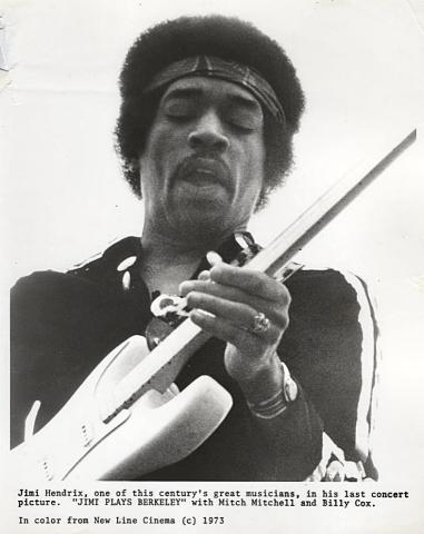 Jimi Hendrix Promo Print