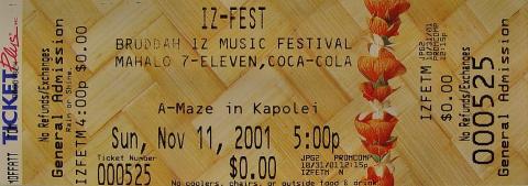 IZ-Fest Vintage Ticket
