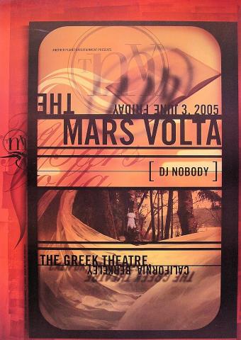 The Mars Volta Vintage Concert Poster from Fillmore Auditorium