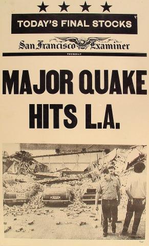 Major Quake Hits L.A. Poster