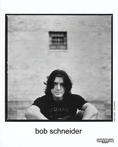 Bob Schneider Promo Print
