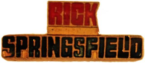 Rick Springfield Pin