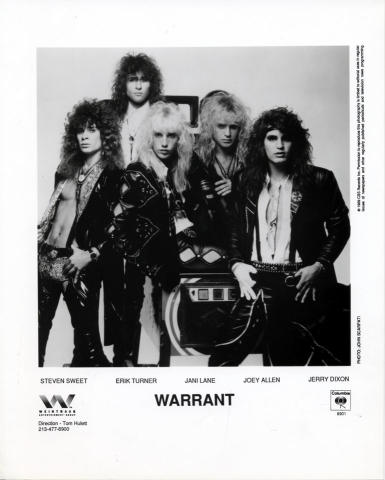 Warrant Promo Print