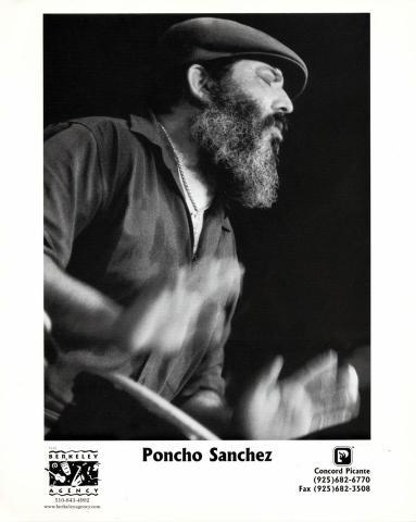 Poncho Sanchez Promo Print