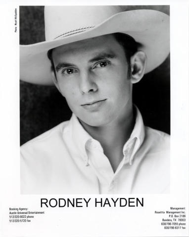 Rodney Hayden Promo Print
