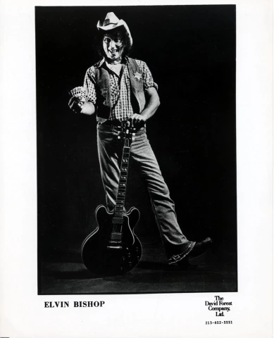 Elvin Bishop Vintage Concert Poster from Paramount Theatre Portland