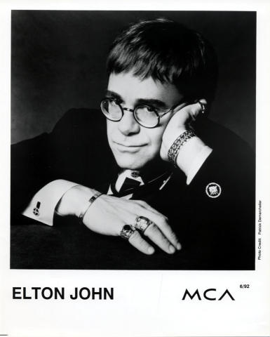 Elton John Promo Print