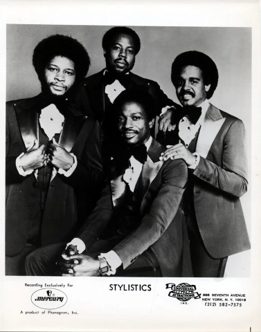 The Stylistics Vintage Concert Photo Promo Print at Wolfgang's