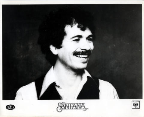 Carlos Santana Promo Print