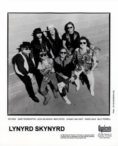 Lynyrd Skynyrd Promo Print