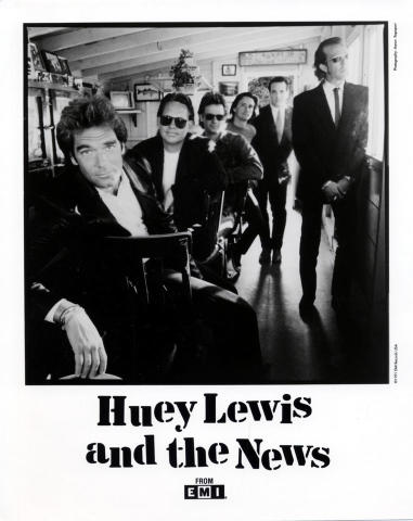 Huey Lewis & the News Promo Print