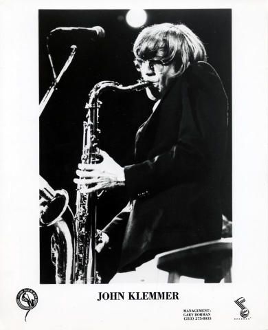 John Klemmer Promo Print
