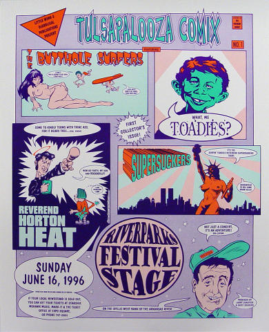 Tulsapalooza Comix Poster