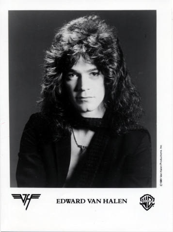 Edward Van Halen Promo Print