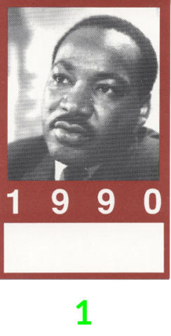 Martin Luther King Jr. Backstage Pass