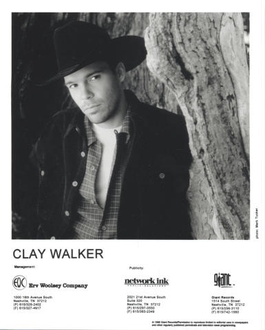 Clay Walker Promo Print
