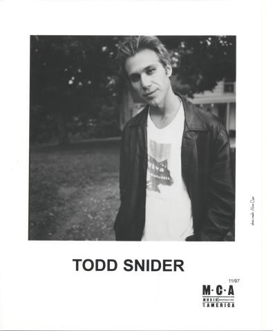 Todd Snider Promo Print