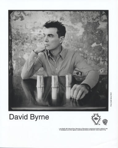David Byrne Promo Print