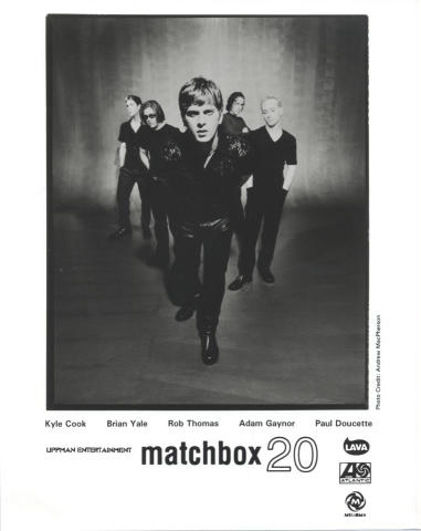 Matchbox Twenty Promo Print