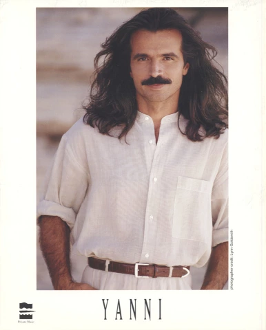 Yanni Vintage Concert Photo Promo Print at Wolfgang's