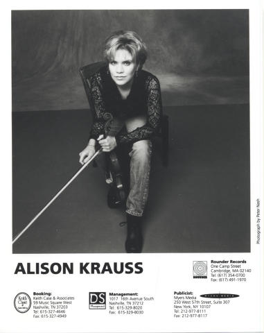 Alison Krauss Promo Print