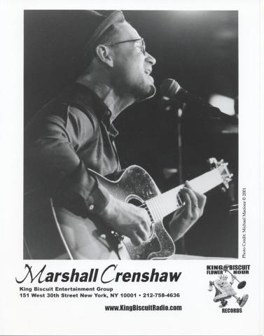 Marshall Crenshaw Promo Print