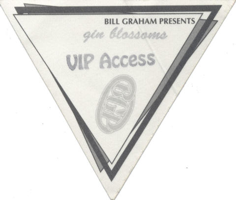 Gin Blossoms Backstage Pass