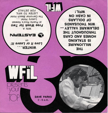 WFIL presents your Top 30 Handbill