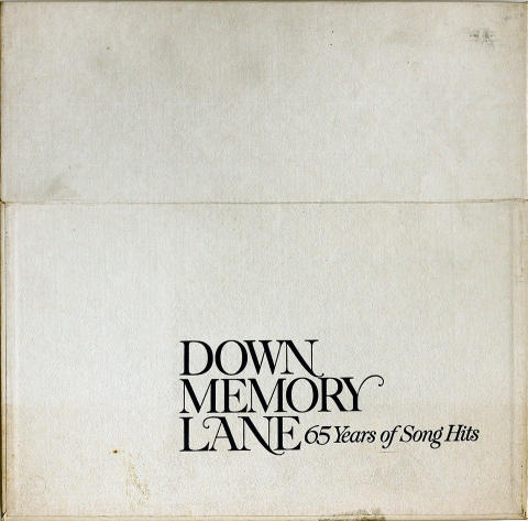 Down Memory Lane- 65 Years of Song Hits Vinyl 12"