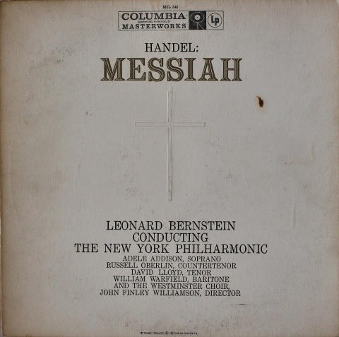 Leonard Bernstein Conducting The New York Philharmonic Vinyl 12"