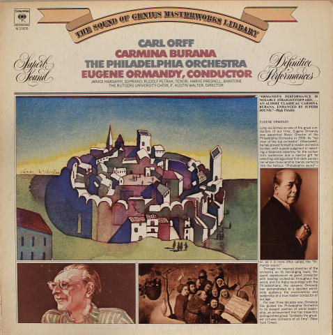 Orff / Burana / The Philadelphia Orchestra / Eugene Ormandy Vinyl 12"