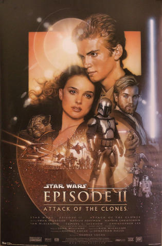 Star Wars Episode II: Attack of the Clones Vintage Concert Poster