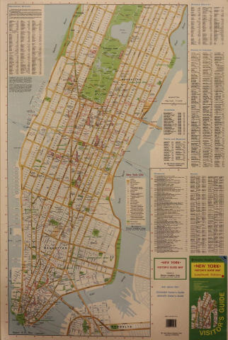Manhattan Visitor's Guide Map Poster