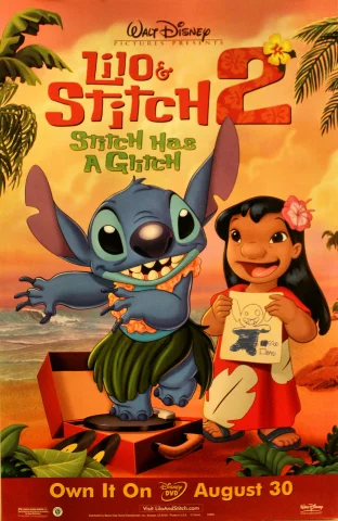 Lilo And Stitch 2: Stitch Has A Glitch Vintage Concert Poster, Aug 30 ...