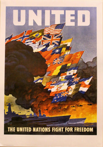 United: The United Nations Fight For Freedom Poster
