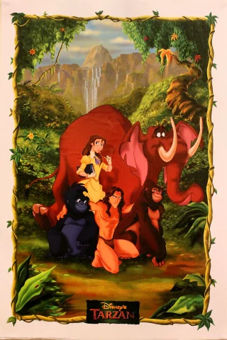 Disney's Tarzan Vintage Concert Poster, Jun 16, 1999 at Wolfgang's