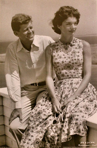 JFK & Jackie Hyannisport - 1960 Poster