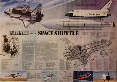Plaistow Pictorial Fact Sheet Number 8: Space Shuttle Poster