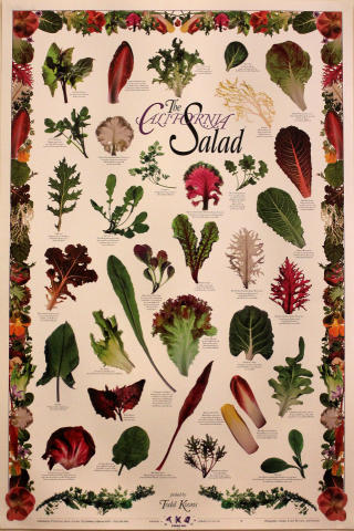 The California Salad Poster
