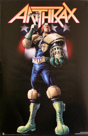 Anthrax - Judge Dredd Poster