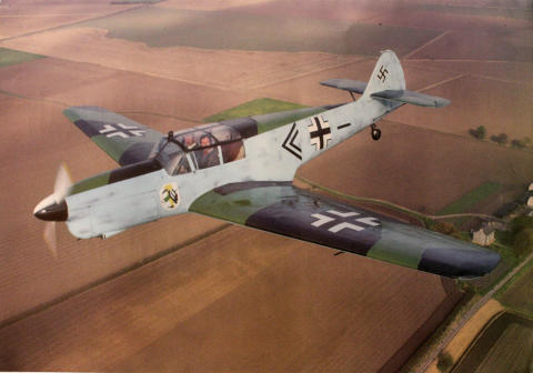 ME Bf 108b G-ATBG Poster