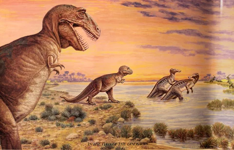 Popular Dinosaurs Poster
