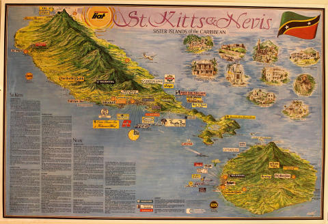 St. Kitts & Nevis - Sister Islands of the Caribbean Poster