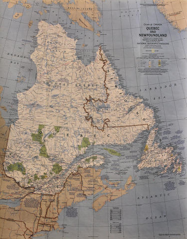 National Geographic: Close Up Canada Quebec and Newfoundland Poster