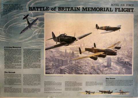 Battle of Britain Memorial Flight Poster