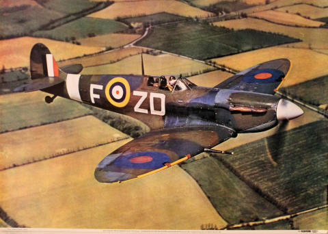 Supermarine Spitfire MK VB Poster